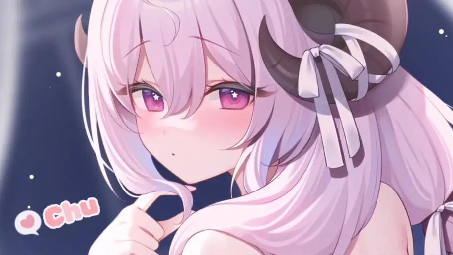 羊娘めめ ASMR 直播截图 - 3D 耳舐双耳放送